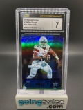 CSG Graded 2016 Panini Prestige #206 Dak Prescott Xtra Points Purple Football Card