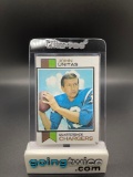 1973 Topps #455 Johnny Unitas Colts Chargers Vintage Football Card - Nice