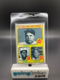 1973 Topps #1 All Time Home Run Leaders Babe Ruth, Hank Aaron Willie Mays Vintage Baseball Card