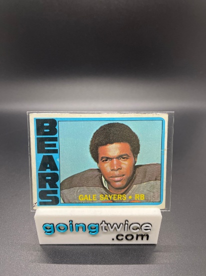 1972 Topps Gale Sayers #110 Vintage Football Card From Large Collection