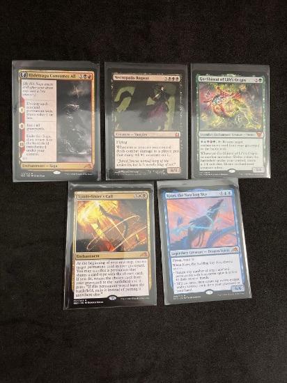 5 Card Lot of Magic the Gathering Rare & Mythic Trading Cards From Huge Collection