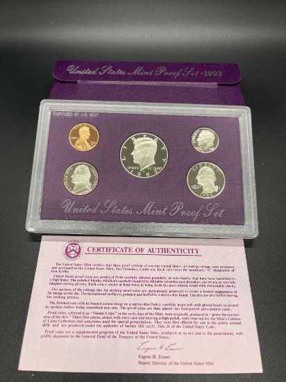 1992 United States Proof Set From Large Collection