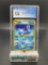 CGC Graded Pokemon 1999 Quagsire Japanese Fold, Silver, to a New World Trading Card