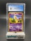 CGC Graded Pokemon 1999 Girafarig Japanese Fold, Silver, to a New World Trading Card
