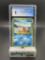 CGC Graded Pokemon 1999 Swinub Japanese Fold, Silver, to a New World Trading Card