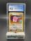 CGC Graded Pokemon 1999 Snubbull Japanese Fold, Silver, to a New World Trading Card
