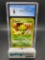 CGC Graded 1999 Pokemon SUNFLORA Japanese Gold, Silver, to the New World