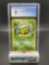 CGC Graded Pokemon 1999 Spinark Japanese Gold, Silver, to a New World Trading Card