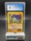 CGC Graded Pokemon 2000 Brock's Geodude Gym Heroes 1st Edition 66/132 Trading Card