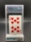 DSG Graded Pokemon 1998 Green 3D Deck TEN OF HEARTS JPN Playing Cards Trading Card