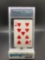 DSG Graded Pokemon 1998 Green 3D Deck NINE OF HEARTS JPN Playing Cards Trading Card