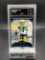 GMA Graded 2010 Topps Triple Threads Aaron Rodgers 367/1350 Blue Football Card