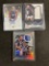 Lot of 3 Soccer Autograph & Jersey Cards From Large Collection