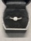 Pandora Sterling Halo Cz Ring Size 7.25