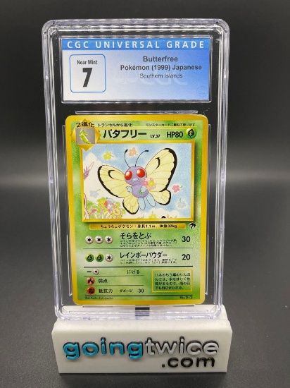 CGC Graded Pokemon 1999 Butterfree Japanese Southern Islands Trading Card