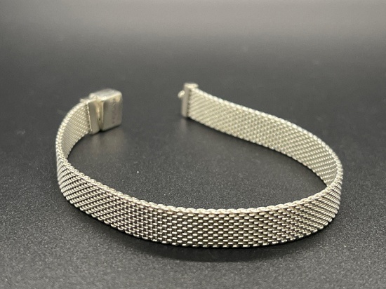 Pandora Sterling 6.25" Mesh Style Bracelet