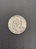 1952 Silver 90$ Franklin Half Dollar From Large Collection