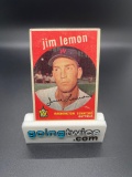1959 Topps Jim Lemon #215 Baseball Card From Large Collection