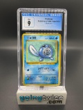CGC Graded Pokemon 1999 Poliwog Japanese Base Set Trading Card