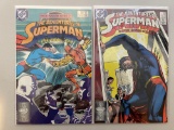 Lot Of 4 DC Comics Books Superman From Estate - Copper Age and More
