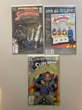 Lot Of 4 DC Comics Books Superman From Estate - Copper Age and More