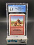 CGC Graded 1994 Magic: The Gathering BURROWING Revised Edition Trading Card