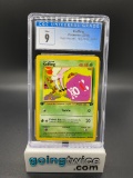 CGC Graded 2000 Pokemon KOFFING Team Rocket - 1st Edition - 58/82