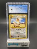 CGC Graded Pokemon 1999 Furret Japanese Gold, Silver, to a New World Trading Card