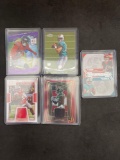 Lot of 5 Football Stars, Rookies, and Inserts From Large Collection