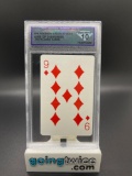 DSG Graded Pokemon 1998 Green 3D Deck NINE OF DIAMONDS JPN Playing Casrd Trading Card