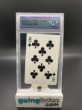 DSG Graded Pokemon 1998 Green 3D Deck EIGHT OF CLUBS JPN Playing Cards Trading Card
