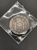 999 Silver Atocha Ship Coin 25.6gr From Large Estate