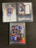 Lot of 3 Soccer Autograph & Jersey Cards From Large Collection