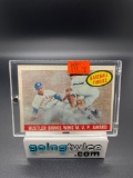 1959 Topps Hustler Banks WIns M.V.P. Award #469 Baseball Card From Large Collection