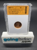SGS Graded 2009 S Bronze-Professional Life Lincon Bicentennal Cent