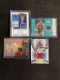 Lot of 4 Basketball Jersey Cards From Large Collection