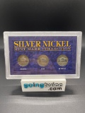 Silver Nickel Mint Mark Coin Colleciton From Large Estate