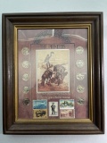 The Pioneers Coin Collection Framed From Large Collection