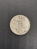 1944 Walking Liberty 90% Silver Half Dollar From Large Collection