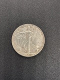 1945 S Walking Liberty 90% Silver Half Dollar From Large Collection