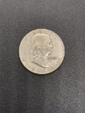 1953 Franklin 90% Silver Half Dollar From Large Collection