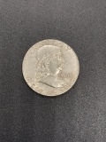 1962 Franklin 90% Silver Half Dollar From Large Collection