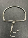 Pandora Sterling Adjustable Size Charm Bracelet