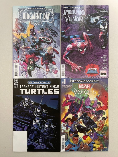 2022 Free Comic Book Day Lot of 4 Modern Comic Books Warehouse Find