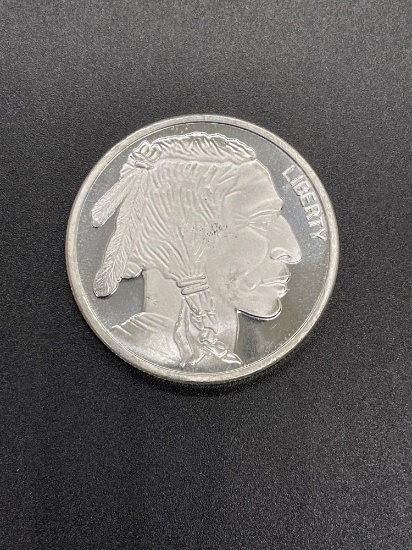 1ozt 999 Silver Buffalo Round From Large Collection