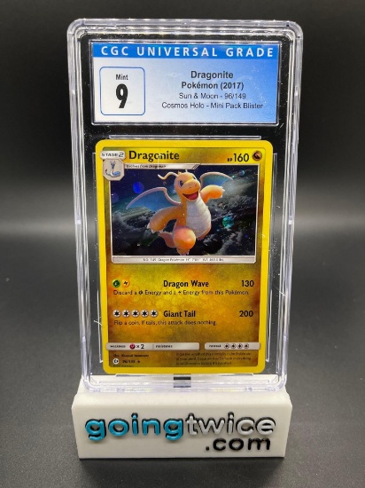 CGC Graded 2017 Pokemon DRAGONITE Sun&Moon - 96/149 Trading Card