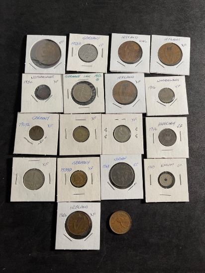 Mixed Lot of Foriegn Coins From Large Collection