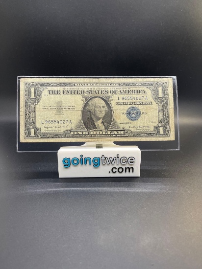 1957 A $1.00 Silver Certificate From Large Collection