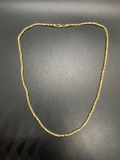 Sterling 20" Necklace From Large Estate