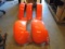 Set of Three (3) Orange Fenders